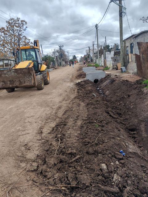 Red vial de un barrio nuevo